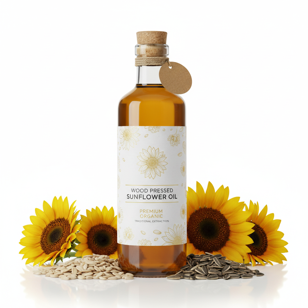 Wood Pressed Sunflower Oil-1Ltr