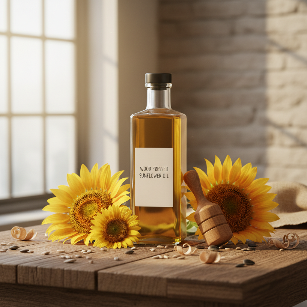 Wood Pressed Sunflower Oil-1Ltr